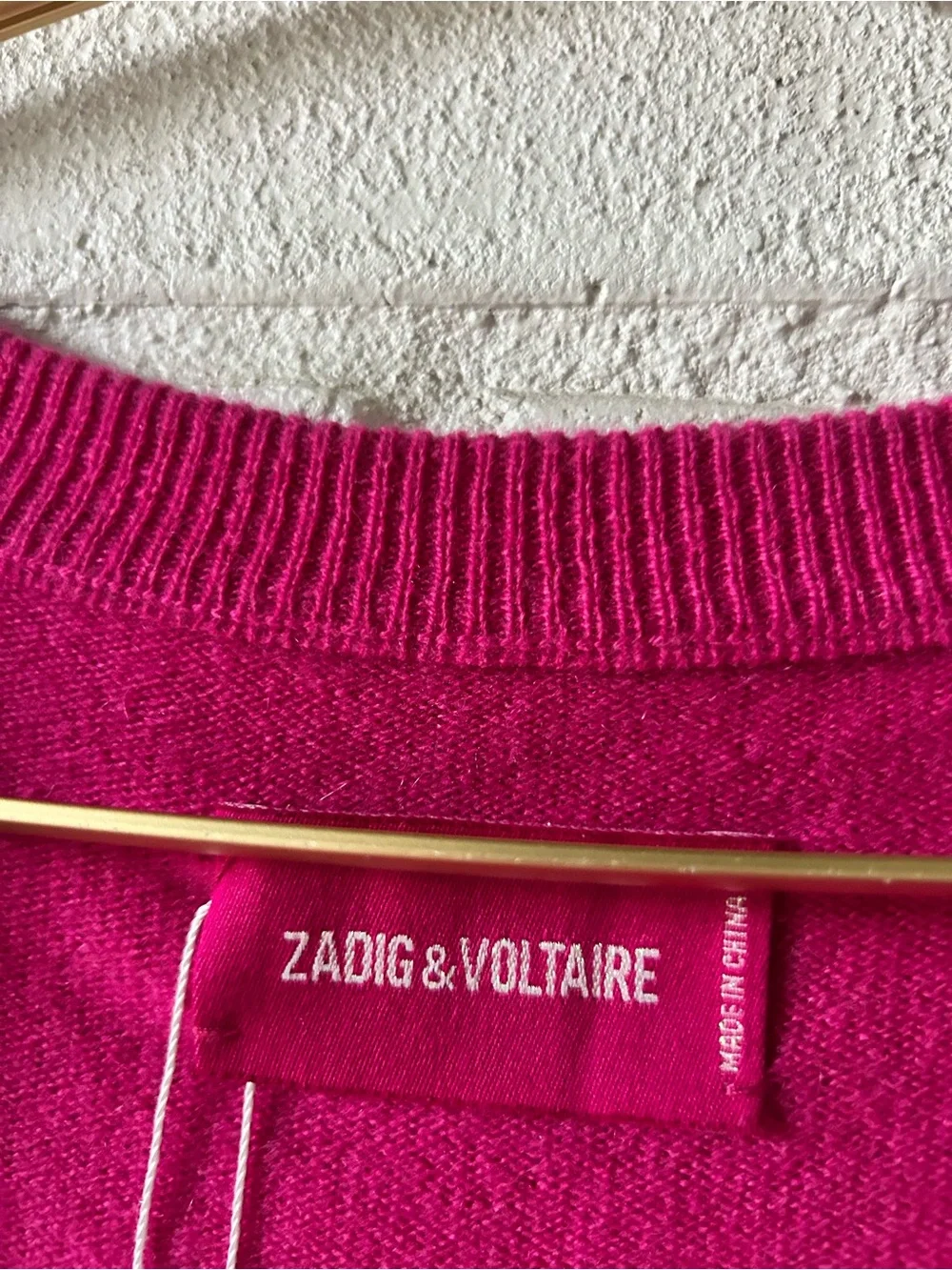 Zadig & Voltaire Patch Sleeve Cashmere Sweater